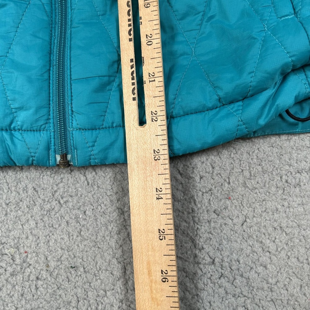 Patagonia Jacket Kids 12 Blue Quilted Insulated Full Zip Winter Coat Hiking - Picture 8 of 15